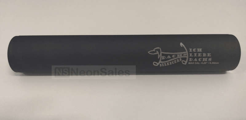 DACHS AIR RIFLE SILENCER .177 - .25 CAL (1/2" UNF)