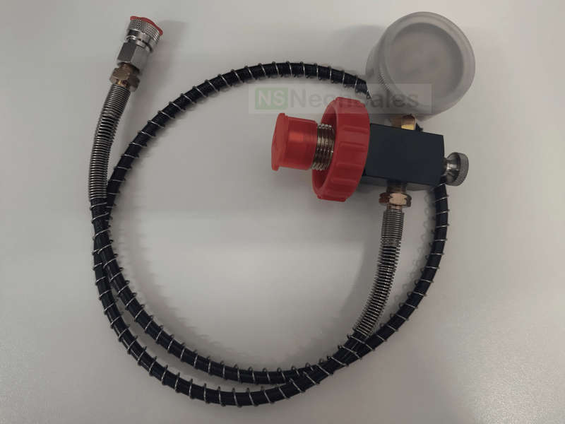 DIN SCUBA FILL STATION MKII (W/ 45MM GAUGE & HOSE)
