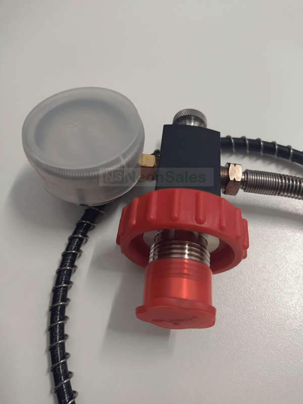 DIN SCUBA FILL STATION MKII (W/ 45MM GAUGE & HOSE)