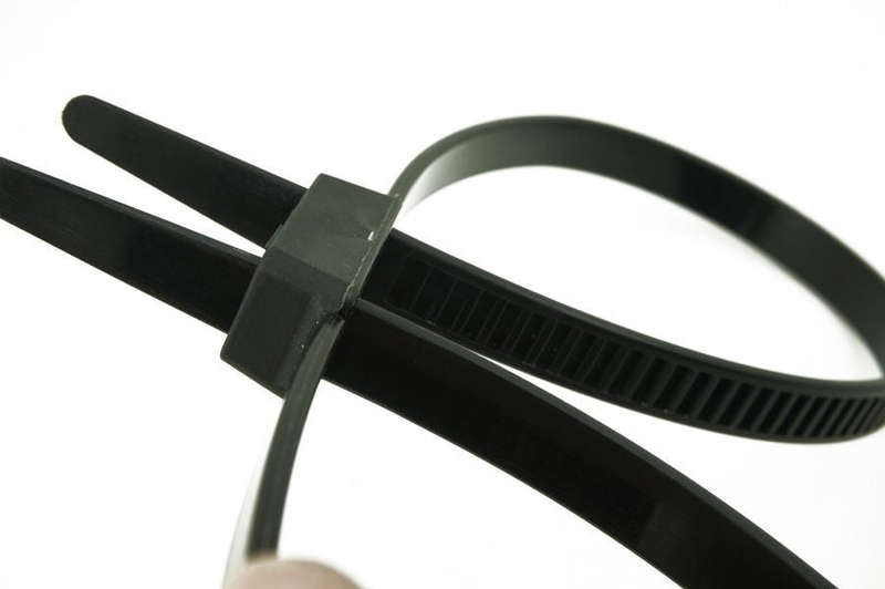 DISPOSABLE NYLON DOUBLE LOOP HANDCUFF, HEAVY DUTY