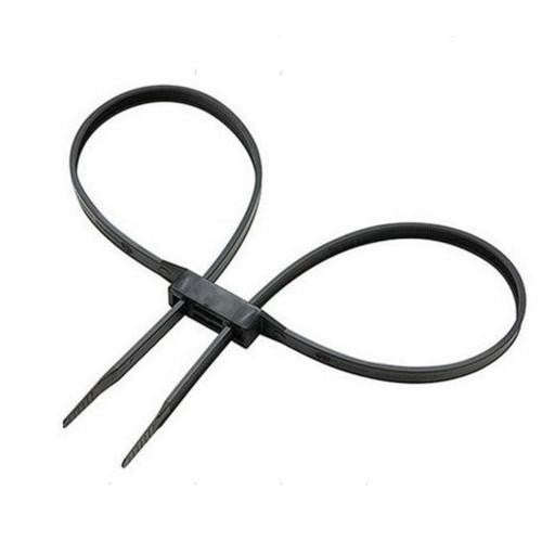DISPOSABLE NYLON DOUBLE LOOP HANDCUFF, HEAVY DUTY