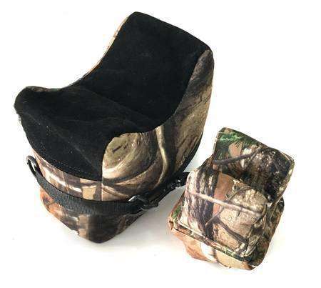 FRONT + REAR CAMO RIFLE REST BAG SET