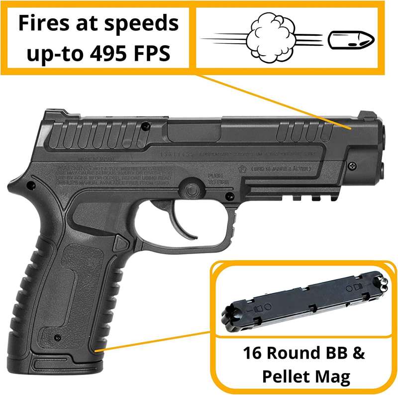 GAMO P-430 CO2 PISTOL .177 - DUAL FED