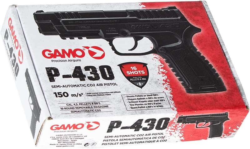 GAMO P-430 CO2 PISTOL .177 - DUAL FED
