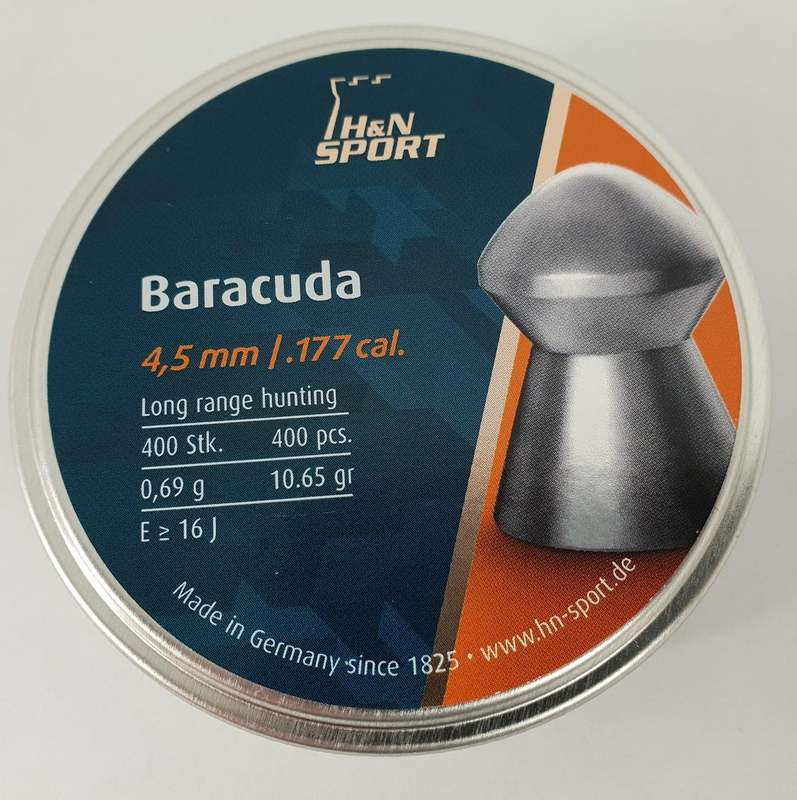 H&N 4.55MM BARACUDA 10.65GR - 400's