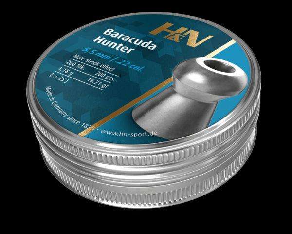 H&N 5.5MM BARACUDA HUNTER 18.21GR - 200'S