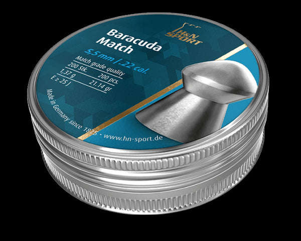 H&N 5.5MM BARACUDA MATCH 21.14GR - 200's