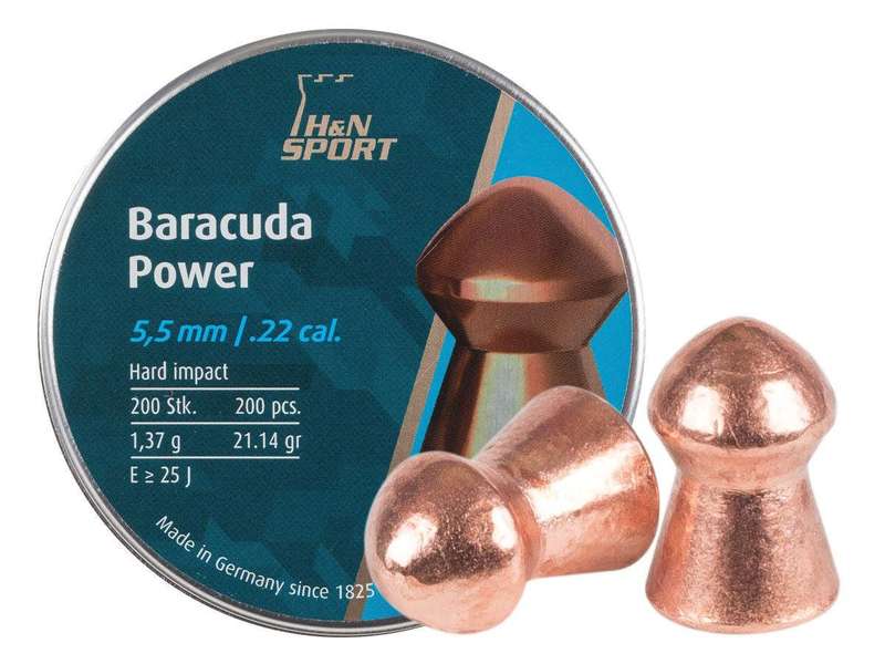 H&N 5.5MM BARACUDA POWER 21.14GR - 200'S