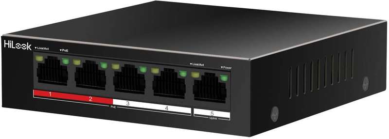 HILOOK 4 PORT POE SWITCH 100MBPS NS-0105P-35(B)
