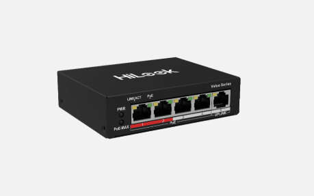 HILOOK 4 PORT POE SWITCH 100MBPS NS-0105P-35(B)