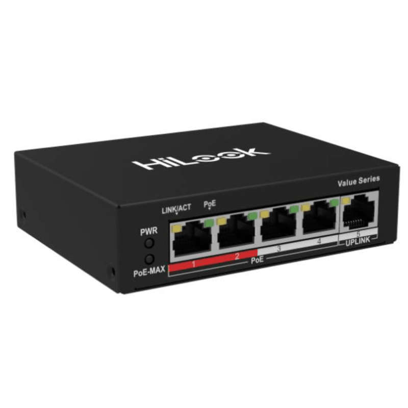 HILOOK 4 PORT POE SWITCH 100MBPS NS-0105P-35(B)
