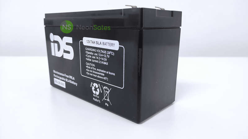 IDS 12V 7AH RECHARGEABLE LEAD ACID BATTERY