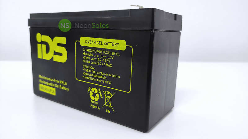 IDS 12V 8AH RECHARGEABLE GEL BATTERY