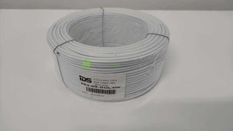 IDS 4 CORE SOLID CABLE 100M - PURE COPPER