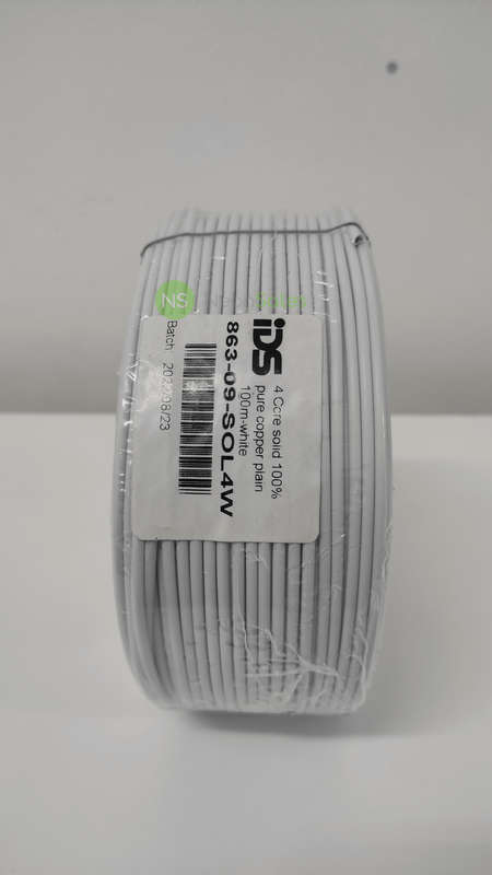 IDS 4 CORE SOLID CABLE 100M - PURE COPPER