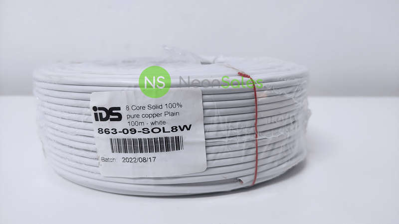 IDS 8 CORE SOLID CABLE 100M - PURE COPPER