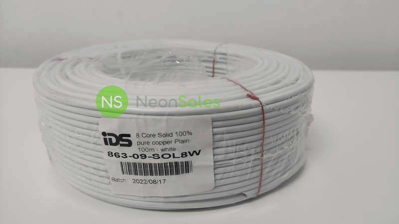 IDS 8 CORE SOLID CABLE 100M - PURE COPPER