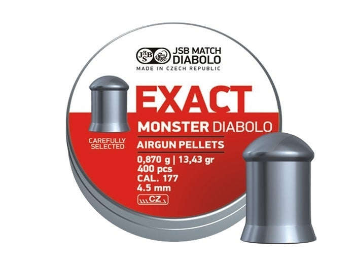 JSB 4.5MM EXACT MONSTER DIABOLO 13.43GR - 400'S
