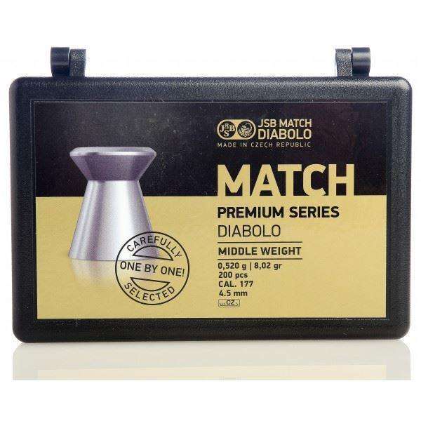 JSB 4.5MM MATCH PREMIUM SERIES  8.02GR - 200'S