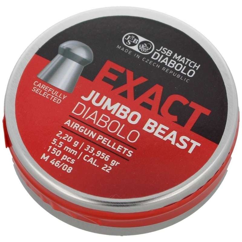 JSB 5.5MM EXACT JUMBO BEAST 33.95GR- 150'S