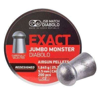 JSB EXACT MONSTER REDESIGNED .22 (25.39GR) - 200's