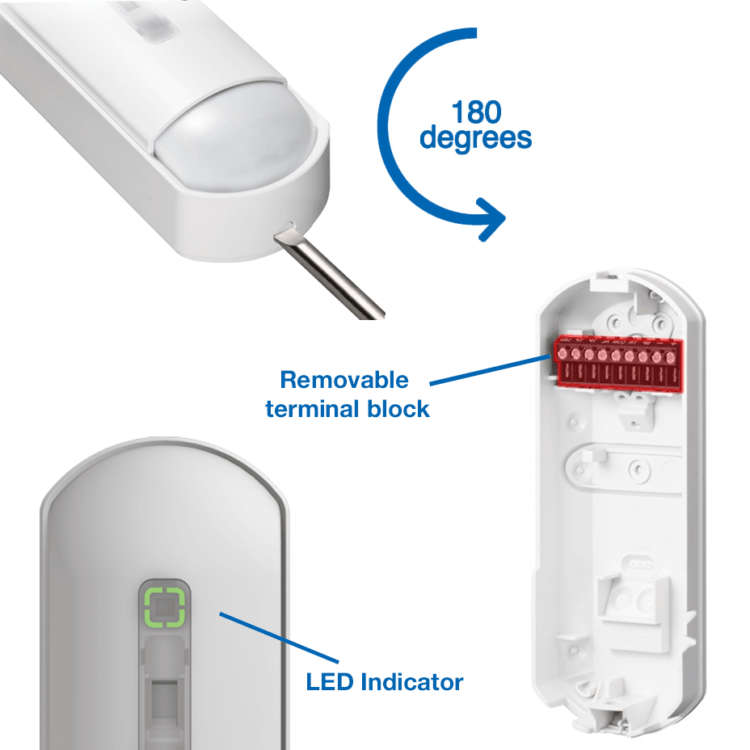 OPTEX FLIPX WIRED INDOOR PIR