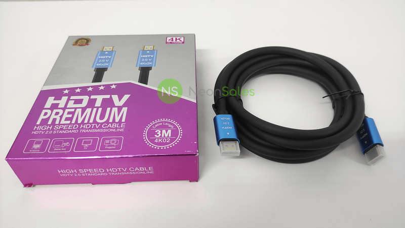PREMIUM HDMI 4K-60HZ (18 GBPS) CABLE, 4KX2K - 3M
