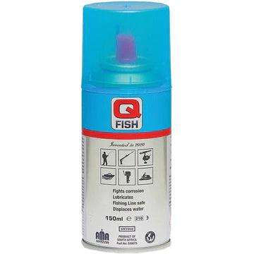 Q-FISH TACKLE GUARD SPRAY CAN - 150ML W/ SPOUT