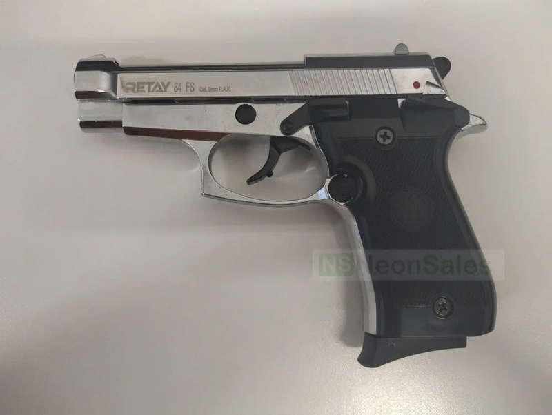 RETAY 84FS BLANK GUN - SHINY CHROME