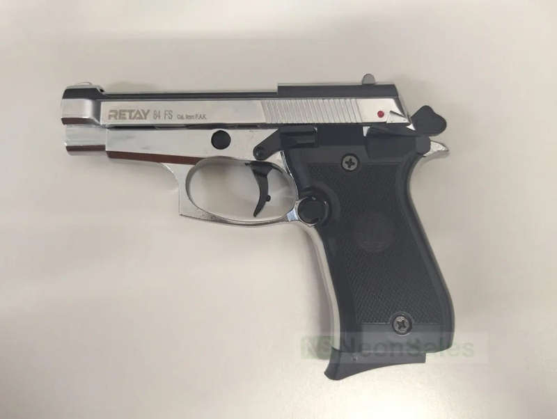 RETAY 84FS BLANK GUN - SHINY CHROME