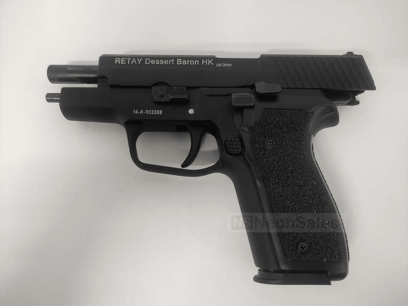 RETAY BARON HK (P228 REPLICA) BLANK GUN - BLACK