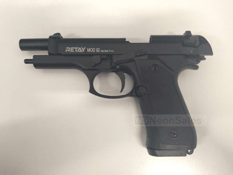 RETAY MOD 92 BLANK GUN - BLACK