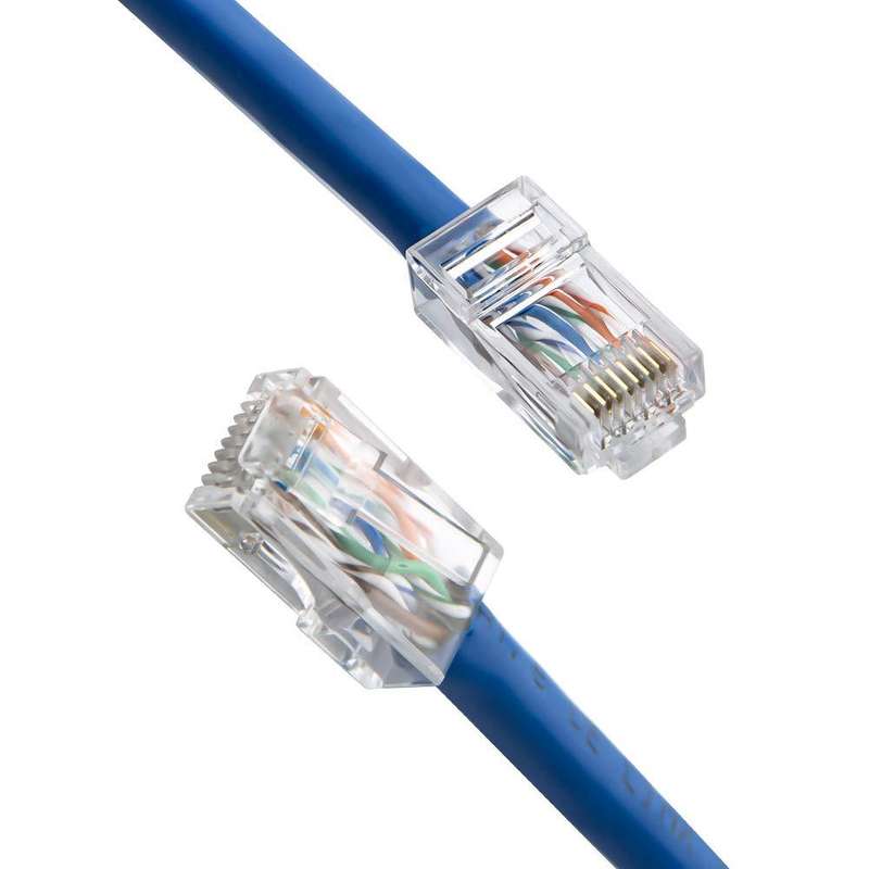RJ45 CAT 5E CONNECTOR CRIMP JACK  1'S