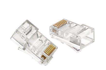 RJ45 CAT 6 CONNECTOR CRIMP JACK  1'S