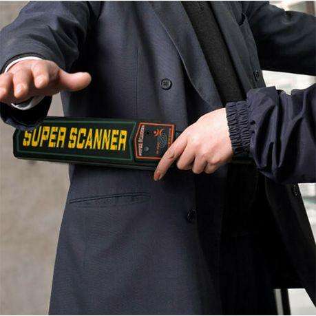 SUPER SCANNER HAND-HELD METAL DETECTOR