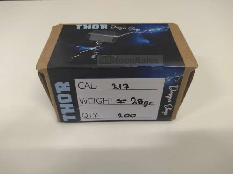 THOR DESIGNER SLUGS 28GR .217 200'S
