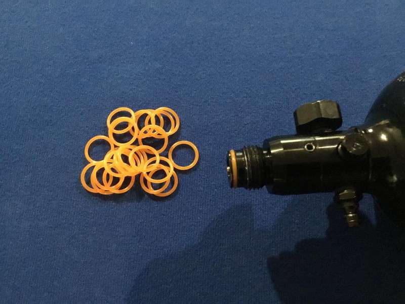 URETHANE O-RINGS FOR PAINTBALL TANK VALVE - 10's