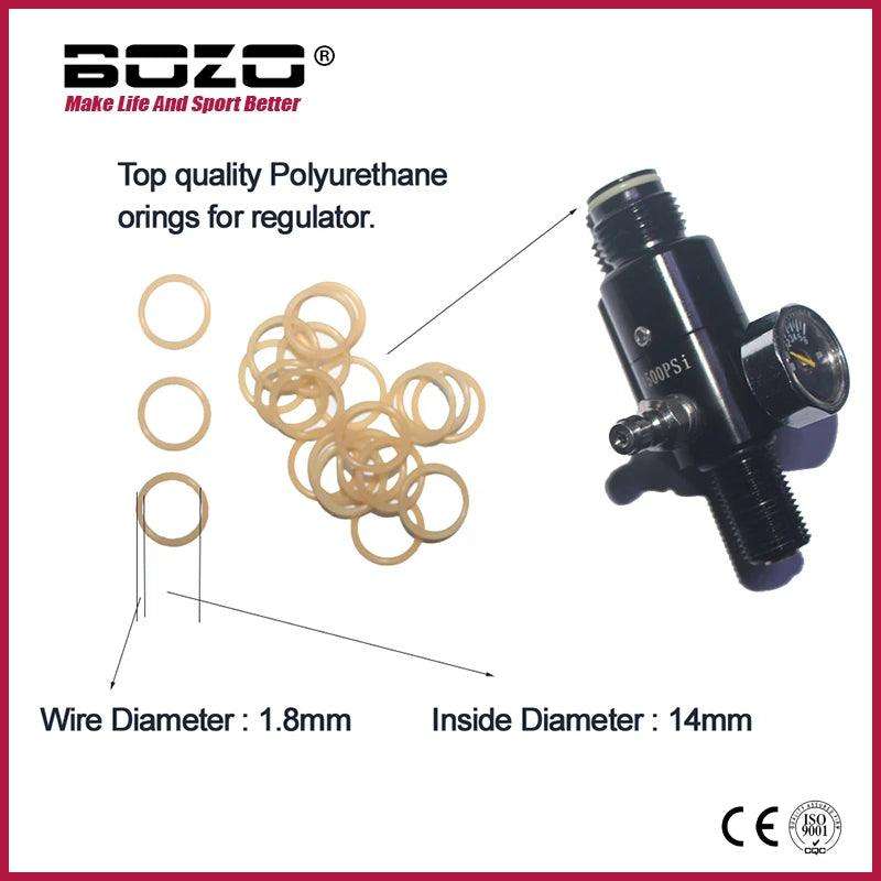 URETHANE O-RINGS FOR PAINTBALL TANK VALVE - 10's