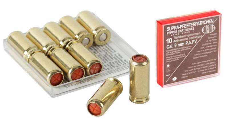 WADIE PEPPER CARTRIDGE FOR BLANK GUNS - 10's