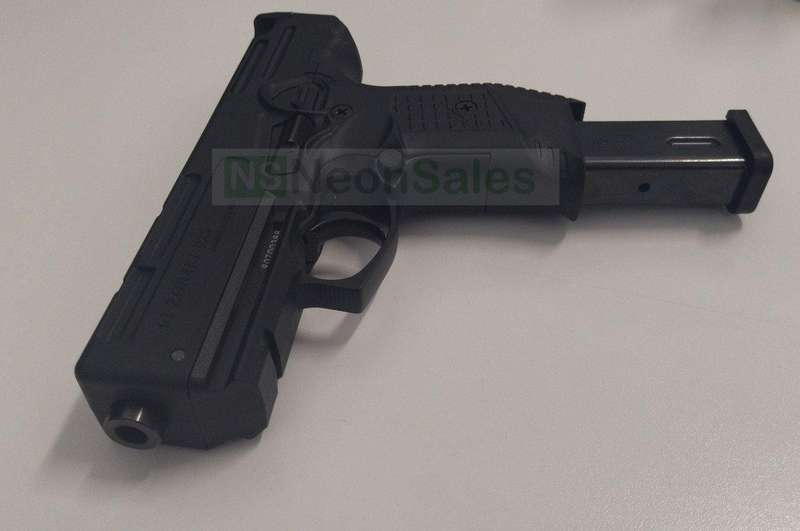 ZORAKI MOD 925T BLANK GUN W/ EXTENDED MAG. - BLACK