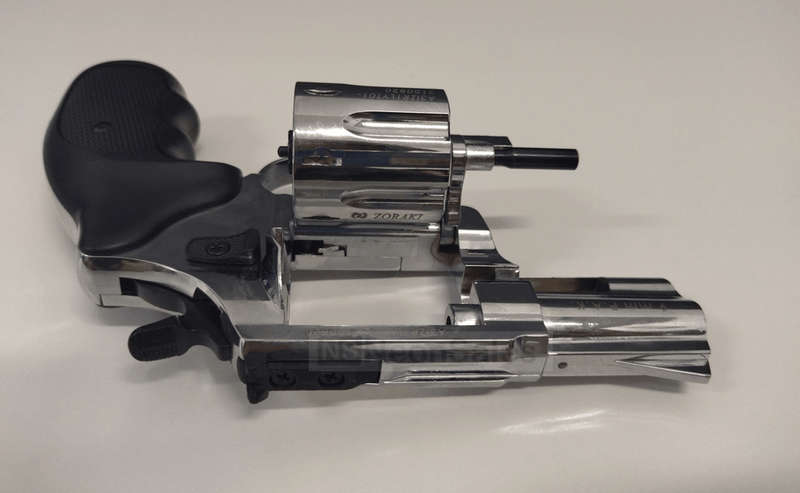 ZORAKI TD BLANK REVOLVER 2.5" - SHINY CHROME