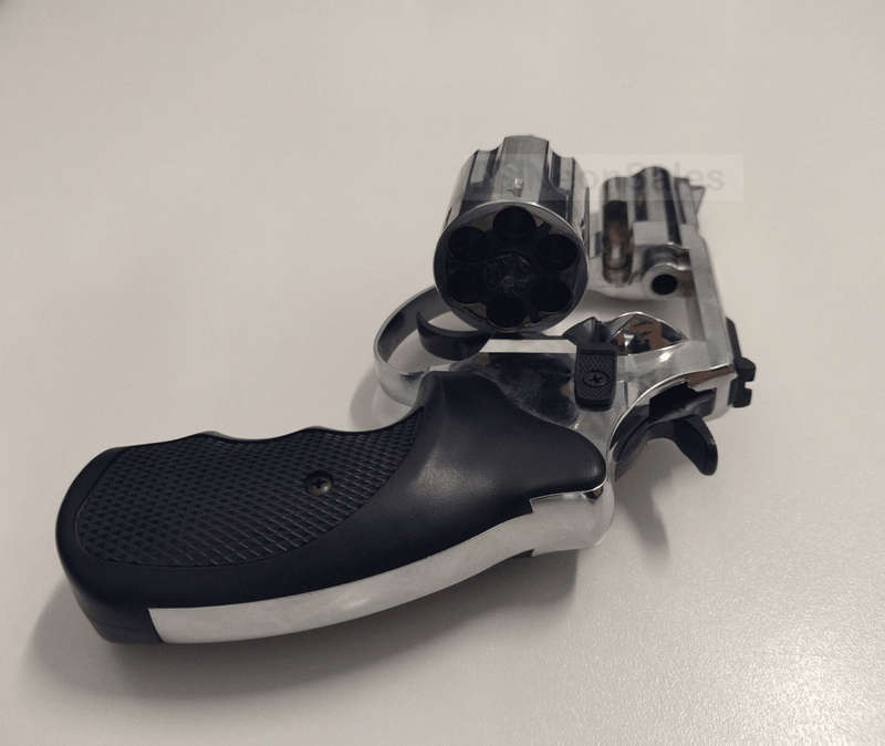 ZORAKI TD BLANK REVOLVER 2.5" - SHINY CHROME