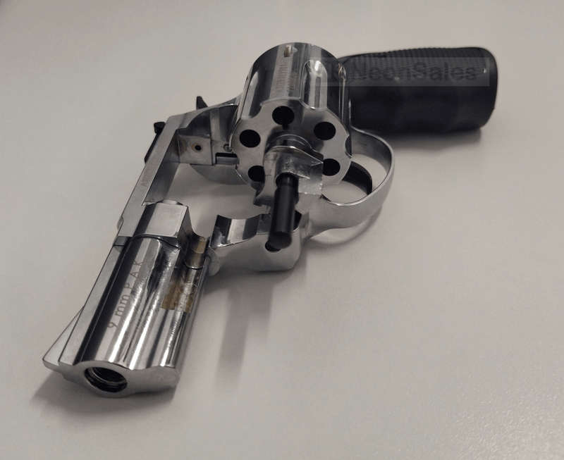 ZORAKI TD BLANK REVOLVER 2.5" - SHINY CHROME