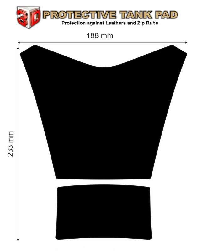 Aprilia Tuona RSV4 Black Motor Buke Tank Pad Protector. 2015 - 2019