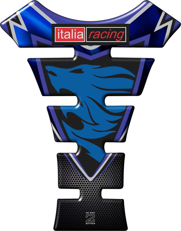 Aprilia Motor Bike Tank Pad. RSV 1000, RS250, RSV4, RSV4R, FALCO etc Italia Racing Blue and Black...