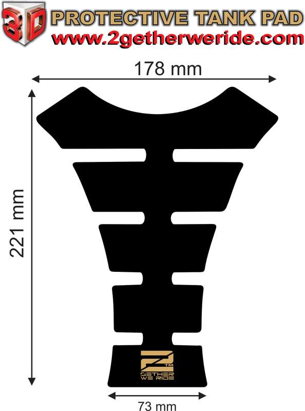 Aprilia Motor Bike Tank Pad Protector -  Aprilia  Italia #be a Racer Black and Grey Universal Fit...