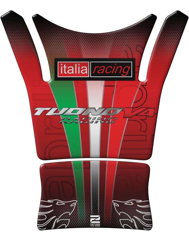 Aprilia Tuono V4 2021 - 2022  Red  Motorbike Tank Pad Protector.