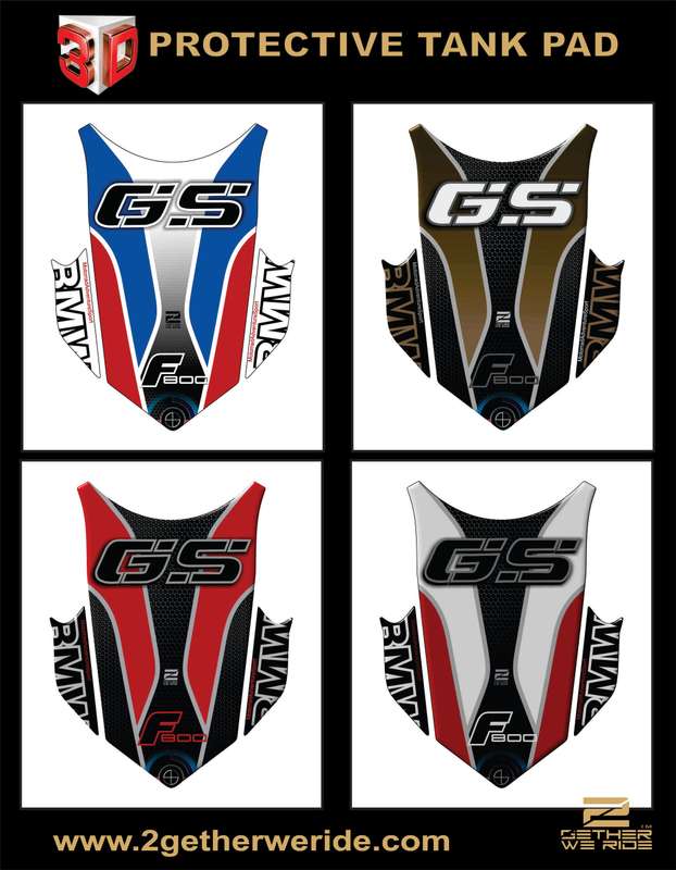 BMW F 800 GS kalamata Camouflage  Motor Bike Tank Pad / Protector 2013 - 2017