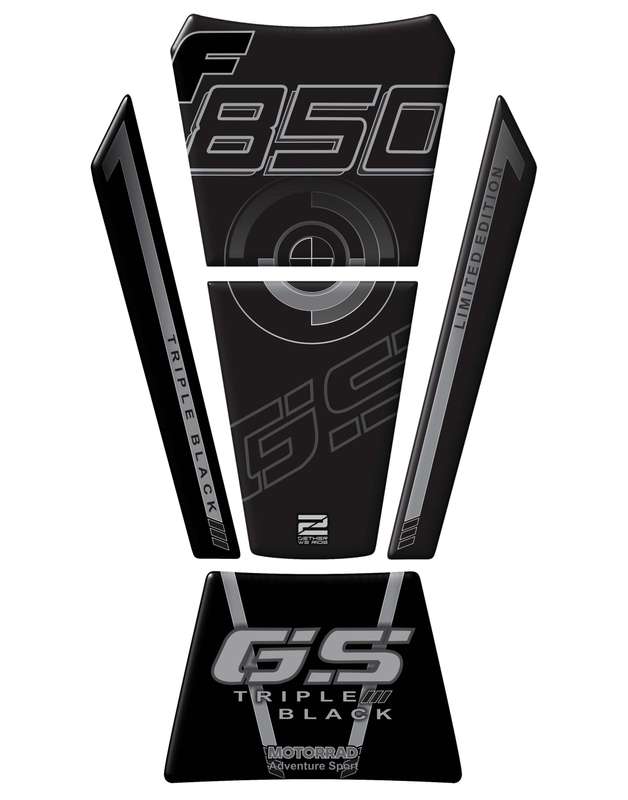 BMW F 850 GS Black Motor Bike Tank Pad / Protector. Limited Edition. Triple Black