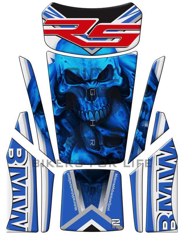 BMW R 1250 RS Blue  Motor Bike Tank Pad / Protector 2023 - 2024